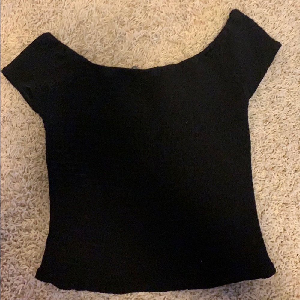 brandy melville off the shoulder top